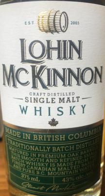 Lohin McKinnon Single Malt Whisky Oak Barrels 43% 375ml