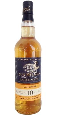 Longmorn 2003 IM Dun Bheagan Refill Bourbon Hogshead #400209 The Maple Cask Owners 58.4% 700ml