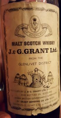 J. & G. Grant Ltd. 8yo 43% 750ml