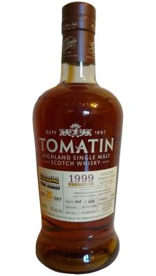 Tomatin 1999 Selected Single Cask Bottling Kensington Wine Market Exclusive 52% 750ml