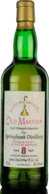 Springbank 8yo JM Old Master's Cask Strength Selection 60.2% 700ml