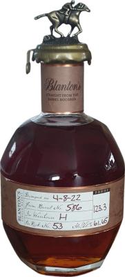 Blanton's Straight from the Barrel Distillery Bottling 61.65% 700ml