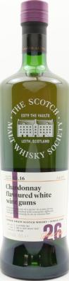 North British 1991 SMWS G1.16 Chardonnay flavoured white wine gums 61.9% 700ml