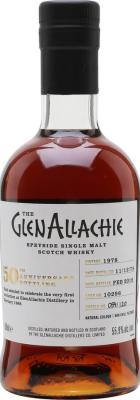 Glenallachie 1978 50th Anniversary Bottling Sherry Butt #10296 55.9% 500ml