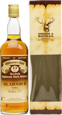 Bladnoch 1975 GM Connoisseurs Choice Brown Map Label 40% 750ml