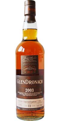 Glendronach 2003 Single Cask Virgin Oak Hogshead #1756 De Mol Drankenspecialist 52.1% 700ml