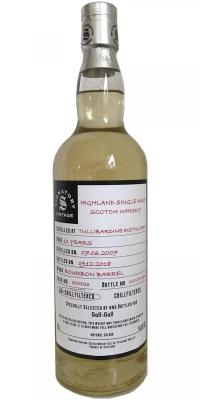 Tullibardine 2007 SV The Un-Chillfiltered Collection Bourbon Barrel #800123 Gall & Gall 46% 700ml