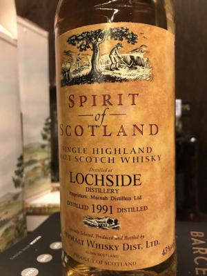 Lochside 1991 GM Spirit of Scotland 43% 700ml