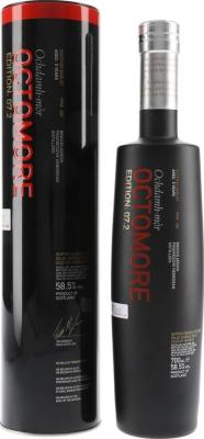 Octomore Edition 07.2 208 Ochdamh-mor 208 PPM 5yo Travel Retail Exclusive 58.5% 700ml