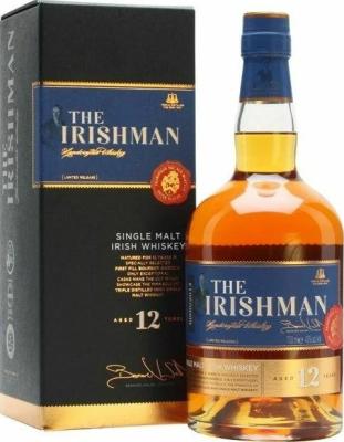 The Irishman 12yo Small Batch Irish Whisky 1st Fill Bourbon Barrels 43% 700ml