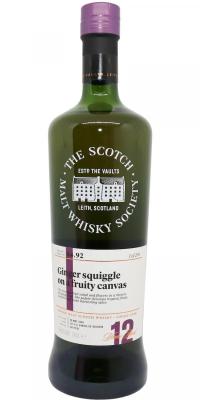 Mannochmore 2004 SMWS 64.92 Ginger squiggle on A fruity canvas 1st Fill Ex-Bourbon Barrel 58.6% 700ml