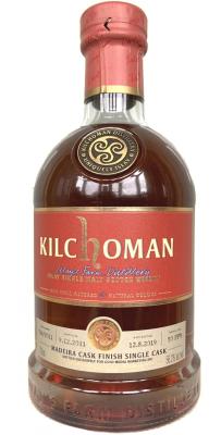 Kilchoman 2011 Madeira Cask Finish Single Cask 766/2011 Gold Medal Marketing Inc 56.2% 700ml