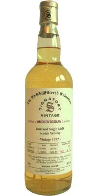 Auchentoshan 1992 SV The Un-Chillfiltered Collection Bourbon Barrel 7329 46% 700ml