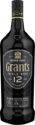 Grant's 12yo Stand Fast Triple Wood Sherry Cask American Oak Bourbon Refill 40% 1000ml