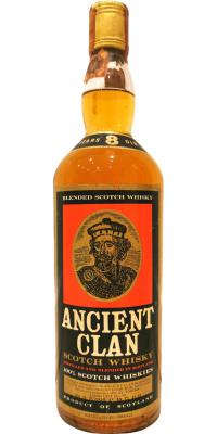 Ancient Clan 8yo 100% Scotch Whiskies Con. Al. Torino Italy 43% 750ml