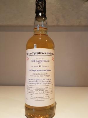 Caol Ila 1991 SV The Un-Chillfiltered Collection Oak Cask Port Finish 02/1001 46% 700ml