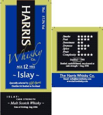 Islay 12yo HW Vatted Malt 57.3% 700ml