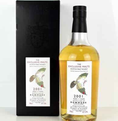 Bowmore 2001 CWC The Exclusive Malts 11yo #20023 Three Rivers 57.5% 700ml