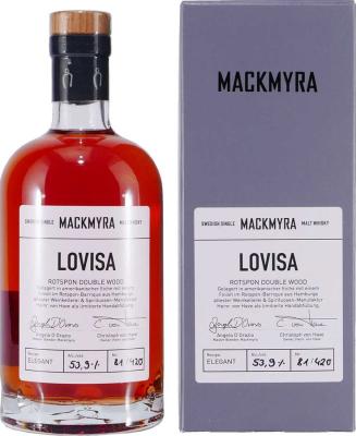 Mackmyra Lovisa Rotspon Double Wood 53.9% 500ml