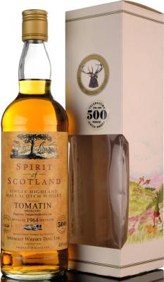 Tomatin 1964 GM Spirit of Scotland Celebrating 500 years of Scotch Whisky 40% 700ml