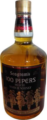 100 Pipers De Luxe Scotch Whisky 100% scotch whisky Ronrico S.A Madrid 16 Espana 43% 1890ml