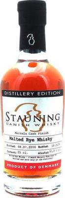 Stauning 2016 Distillery Edition Marsala Wine Cask Finish #552 51% 250ml