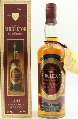 The Singleton of Auchroisk 1981 Sherry Casks Sileno-Soc. Lisboa 43% 700ml