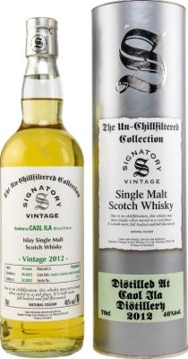 Caol Ila 2012 SV The Un-Chillfiltered Collection Bourbon Hogsheads 319461 + 319462 + 319463 + 319488 46% 700ml