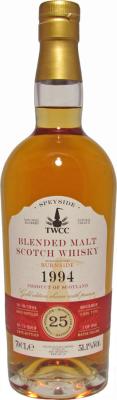 Burnside 1994 TWCC Bourbon Hogshead #5114 51.1% 700ml