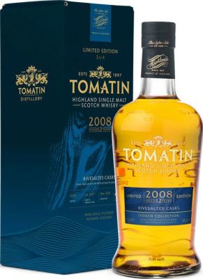 Tomatin 2008 Rivesaltes Edition French Collection 46% 700ml