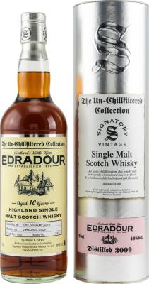 Edradour 2009 SV The Un-Chillfiltered Collection Sherry Butt #401 46% 700ml