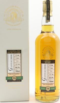 Glentauchers 1996 DT Dimensions #1171 54.3% 700ml