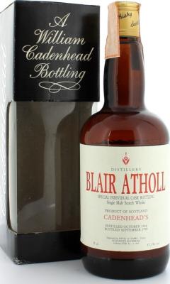 Blair Athol 1966 CA Special Individual Cask Bottling 57.1% 750ml