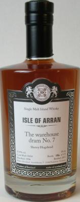 Arran 1996 MoS The warehouse dram #7 Sherry Hogshead 55.9% 500ml