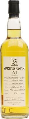 Springbank 1999 Open Day Bottling Bourbon Barrel 61.9% 700ml