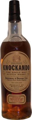 Knockando 1978 by Justerini & Brooks Ltd 43% 750ml