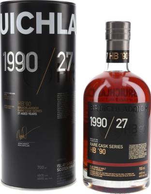 Bruichladdich 1990 Rare Cask Series Travel Retail 49.5% 700ml