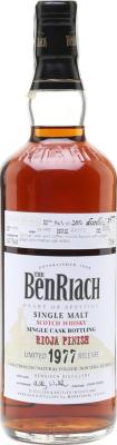 BenRiach 1977 Single Cask Bottling Batch 9 Rioja Barrel Finish #2588 44.1% 700ml