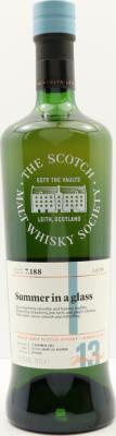 Longmorn 2003 SMWS 7.188 Summer in a glass 13yo 1st Fill Ex-Bourbon Barrel 58.8% 700ml