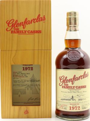 Glenfarclas 1972 The Family Casks Release Viii Sherry Butt #3547 47.4% 700ml