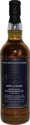 Benrinnes 2011 WhB Creetown Distillers Oloroso finish 52% 700ml