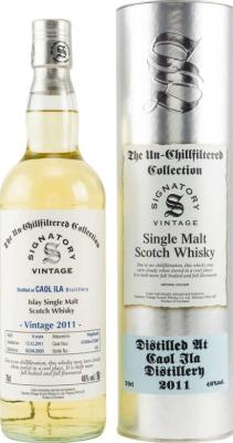 Caol Ila 2011 SV The Un-Chillfiltered Collection 8yo 315841 + 315842 46% 700ml