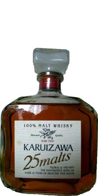 Karuizawa 25 malts 100% Malt Whisky 40% 720ml