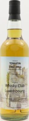 Tomatin 1988 UD 1st Fill Bourbon Cask Whisky Club Luxembourg 48.7% 700ml