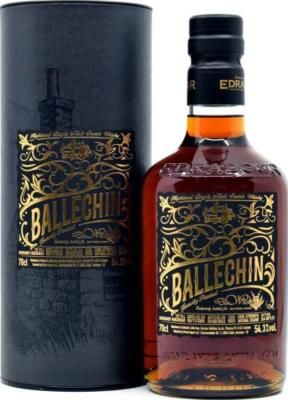 Ballechin 2005 1st Fill Burgundy Hogshead deinwhisky.de exclusively 54.3% 700ml