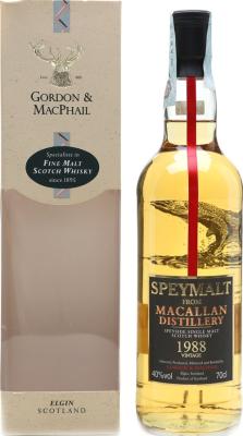 Macallan 1988 GM Speymalt Sherry butt 40% 700ml