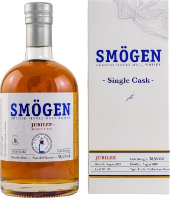 Smogen 2010 Jubilee Ex-Bordeaux Barrique 58.5% 500ml