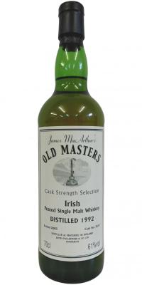 Irish 1992 JM Old Masters Cask Strength Selection Bourbon Barrel #3655 61% 700ml