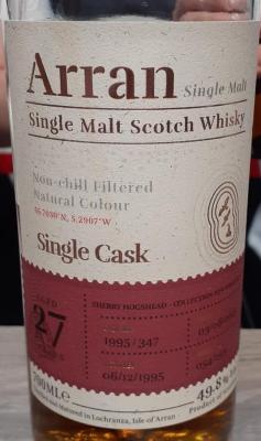 Arran 1995 Single Cask Sherry Hogshead LMDW 49.4% 700ml