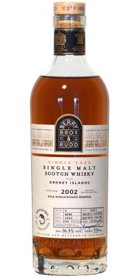 Orkney Islands 2002 BR Butt 20th Anniversary of Whiskykeller 56.9% 700ml